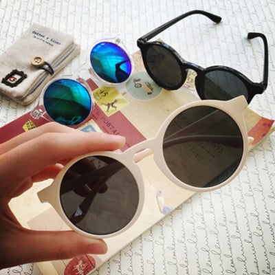 Harajuku vintage sunglasses ( 3 colors )