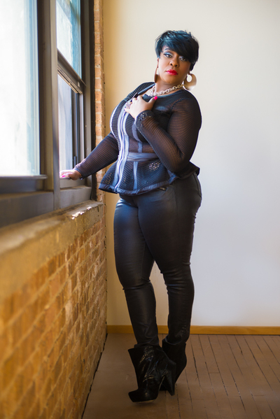 Mesh Peplum Jacket Size 14/16