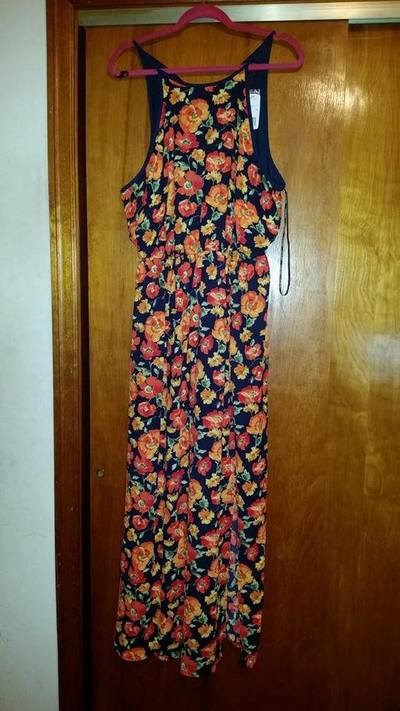 Floral Maxi Dress 2X 