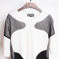 DIABLO V UNITES UNION YARN STTICHED WHITE BLACK GREY TRIO T SHIRT - Thumbnail 4