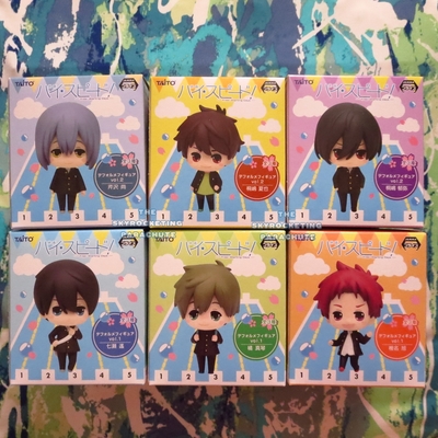 Free! Starting Days - Deformed Figure - Tachibana Makoto / Nanase Haruka / Shiina Asahi / Kirishima Ikuya / Natsuya / Serizawa Nao - 