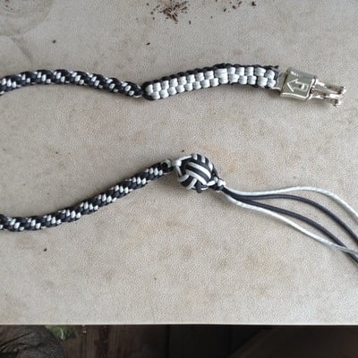 Biker whip  (spiral)