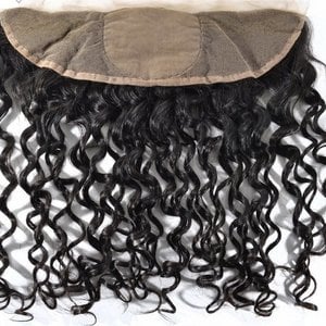 Pre-plucked Curly Lace Frontal