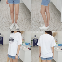 High Rise Denim Shorts - Thumbnail 3