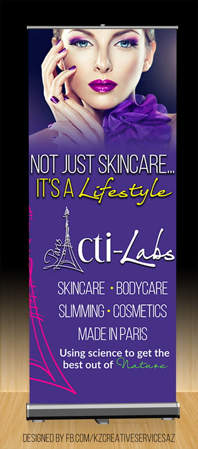 ACTI-LABS PREMIUM RETRACTABLE BANNER STYLE 1