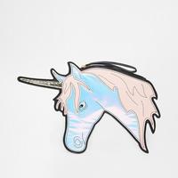 Fashion Hologram Laser Unicorn Clutch - Thumbnail 2