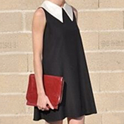 Collared shift dress