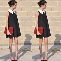 Collared Shift Dress - Thumbnail 1
