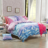 Cute harajuku galaxy sheet bedding bed 4 pieces. - Thumbnail 2