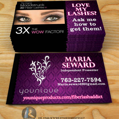 Younique business cards - 2