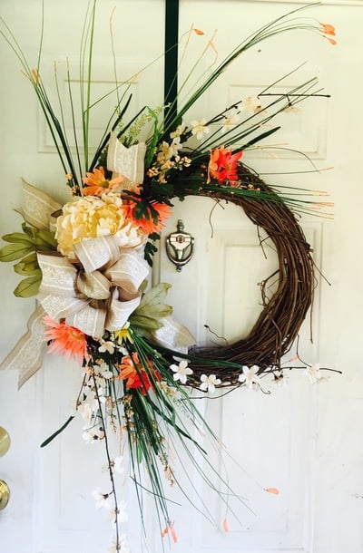 Country summer wreath 