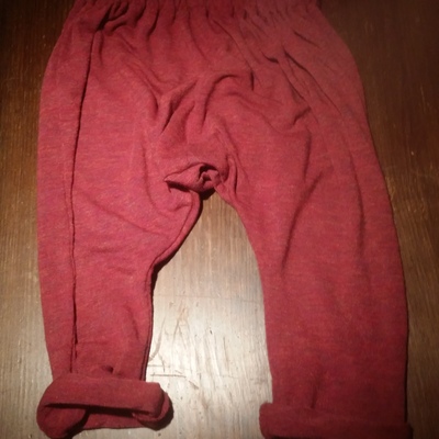 Comfy knit harem pants