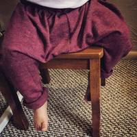 Comfy Knit Harem Pants - Thumbnail 2