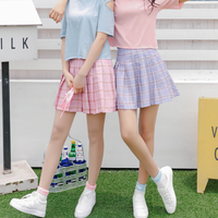 PASTEL GRID SKIRT ( 2 COLORS ) - Thumbnail 1