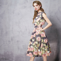 ARTKA FLORAL BREEZE COTTON DRESS LA11962C - Thumbnail 2