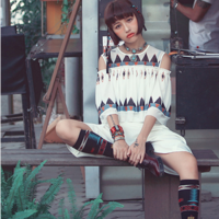 APORIA AS BAT SLEEVE STRAPLESS CHIFFON DRESS MZ01188 - Thumbnail 2