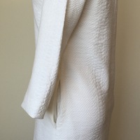 VINCE Ivory Snake-effect Jacquard Shift Dress - Thumbnail 2