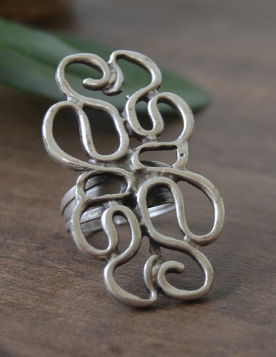 Opulent Swirl Ring