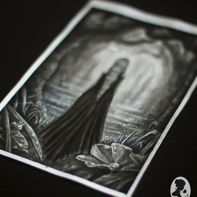 Tears in the mist - original artwork