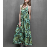 S DEER RAINFOREST COLORS LONG SUMMER DRESS S15281251 - Thumbnail 3