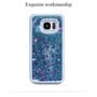 NEW! Samsung Galaxy S7 EDGE Dynamic Liquid Quicksand Glitter Stars Clear Case PINK-3