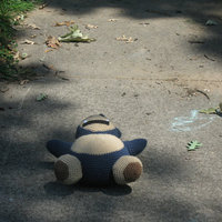 Snorlax Plush Crochet Amigurumi - Thumbnail 4