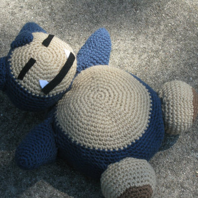 Snorlax plush crochet amigurumi