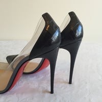 CHRISTIAN LOUBOUTIN "Debout" Crocodile Pumps - Thumbnail 3