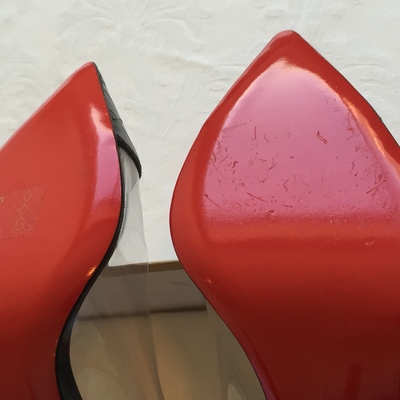 Christian louboutin "debout" crocodile pumps