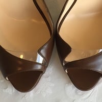 CHRISTIAN LOUBOUTIN "Deepik" Wavy Heel Pumps - Thumbnail 3