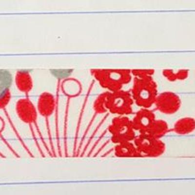 Summer floral washi tape