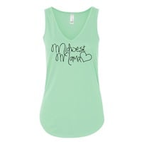 Midwest Mama V-neck Tank*more colors* - Thumbnail 3