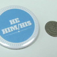 Pronoun badges - He/him/his - Thumbnail 1