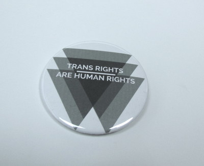 Trans rights are human rights pin