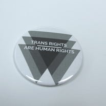 Trans rights are human rights pin