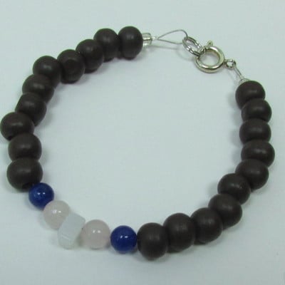 Trans flag bracelet (muted) 