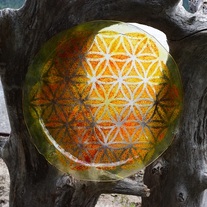 Flower Of Life Platters; Set of 3