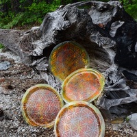 Flower Of Life Platters; Set of 3 - Thumbnail 1