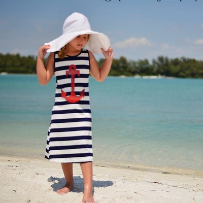 Nautical anchor dress