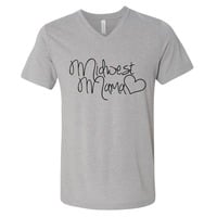 Midwest Mama Vneck Tshirt - Thumbnail 1
