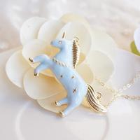 Harajuku Macaron Unicorn Necklace - Thumbnail 3