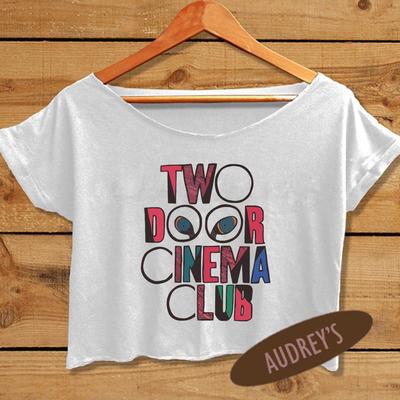 Shirt tdcc women's crop top two door cinema club tee - Thumbnail 3