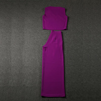 2016 SUMMER FASHION PURPLE LOOSE CASUAL SUIT - Thumbnail 3