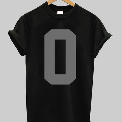 0 t-shirt tee top