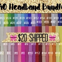 40 Headband Bundle