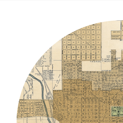 Tucson - city poster - city map poster print