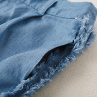 MILANO FASHION ROSE MODERN LOOSE TENCEL DENIM SUIT 0305 - Thumbnail 4