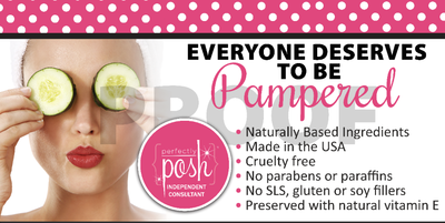 Perfectly Posh - Everyone Horizontal Vinyl Banner