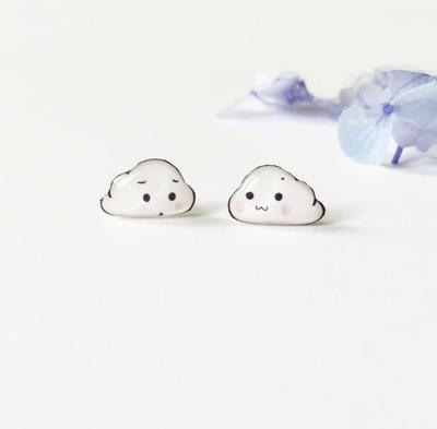 Cute Cloud Ear Stud