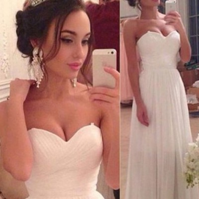 Charming prom dress,sweetheart prom dress,a-line prom dress,chiffon prom dress,wedding prom dress